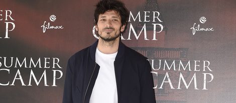 Andrés Velencoso en la presentación de la película 'Summer Camp'