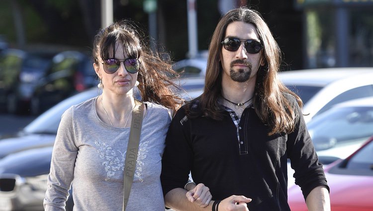 Beatriz Rico y Rubén Ramírez en el funeral del hermano de Ivonne Reyes