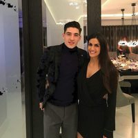 Héctor Bellerín y su novia Berta Requeno