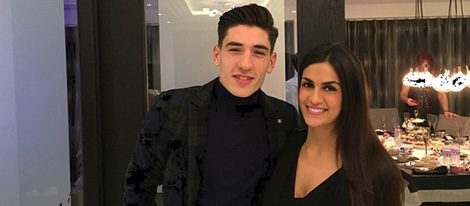 Héctor Bellerín y su novia Berta Requeno