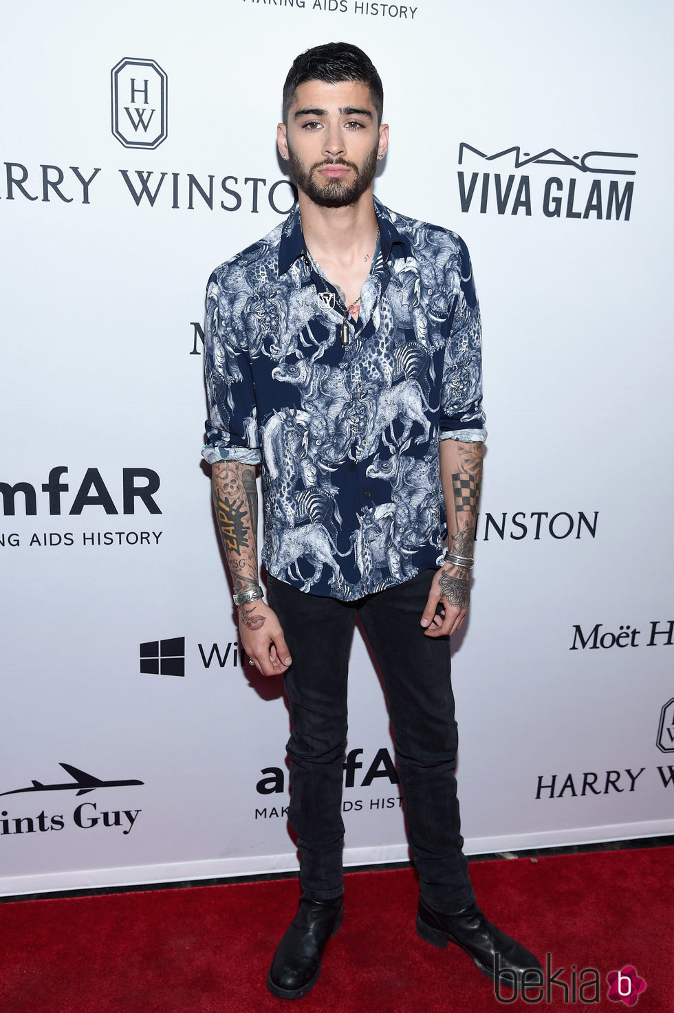 Zayn Malik en la Gala amfAR 2016 de Nueva York