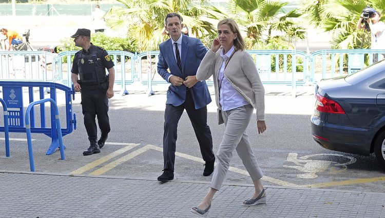 La Infanta Cristina e Iñaki Urdangarín llegan a la presentación de conclusiones del juicio por el Caso Nóos