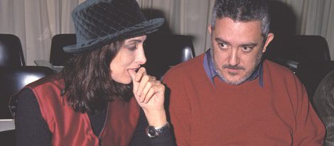 María Barranco con el director de cine Imanol Uribe