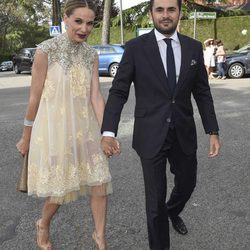 Carola Baleztena y Emiliano Suárez en la boda de Sara Verdasco y Juan Carmona 