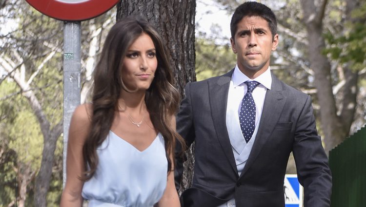 Ana Boyer y Fernando Verdasco en la boda de Sara Verdasco y Juan Carmona