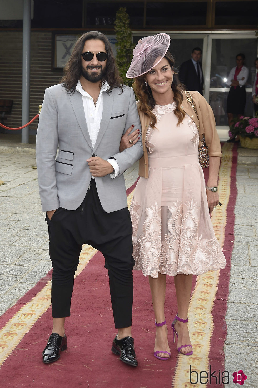 Rafael Amargo y Amor en la boda de Juan Carmona y Sara Verdasco 