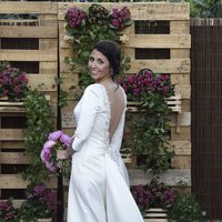 Sara Verdasco con su vestido novia