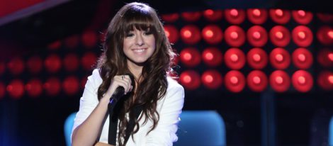 Christina Grimmie tras su audición en 'The Voice US' en 2014