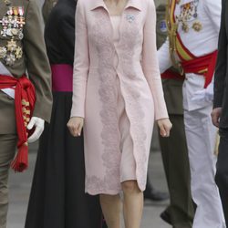 La Reina Letizia en la entrega de la Bandera Nacional en Salamanca