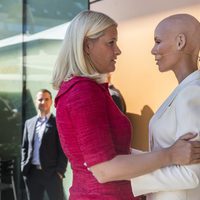 Mette Marit de Noruega y Gunhild Stordalen en el Foro de Alimentación de Estocolmo 