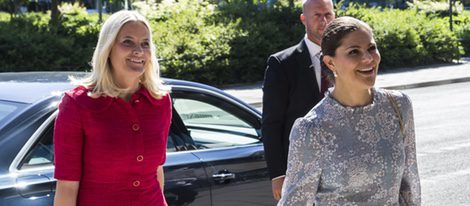 Mette Marit de Noruega y Victoria de Suecia en el Foro de Alimentación de Estocolmo