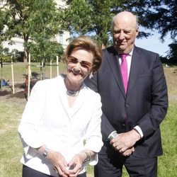 Harald y Sonia de Noruega en la inauguración del Parque del Jubileo