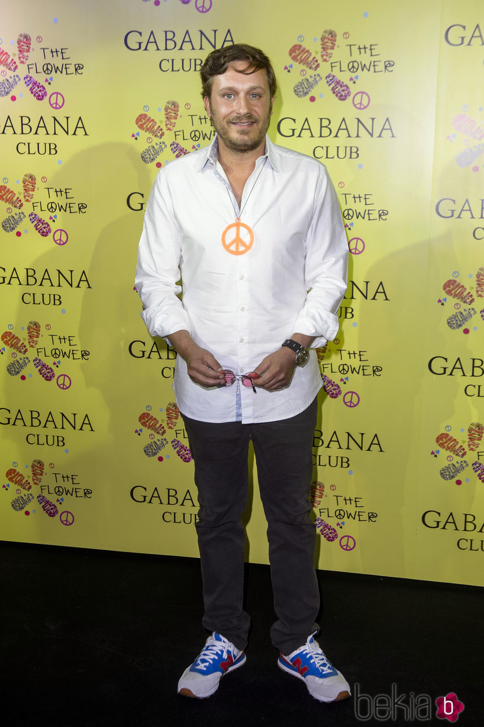 Juan Peña en la fiesta Flower Power de Madrid