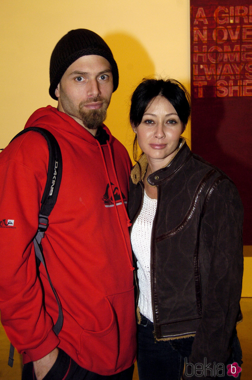 Shannen Doherty y Rick Salomon en Gagosian Gallery en Beverly Hills