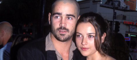 Colin Farrell y Amelia Warner en la premiere de 'American Outlaws'