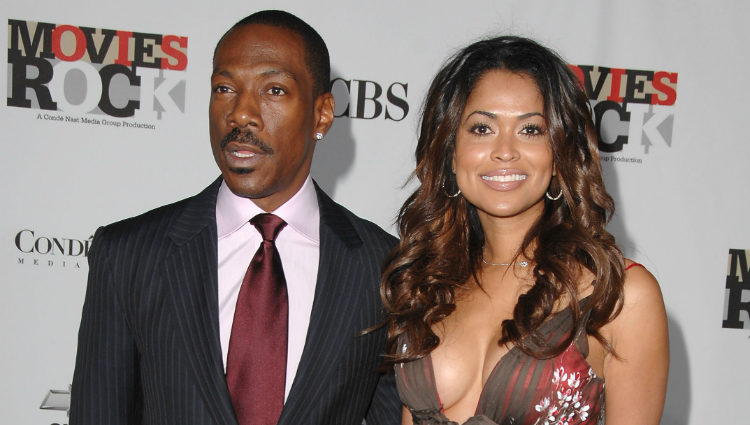 Eddie Murphy y Tracey Edmonds en teatro Kodak