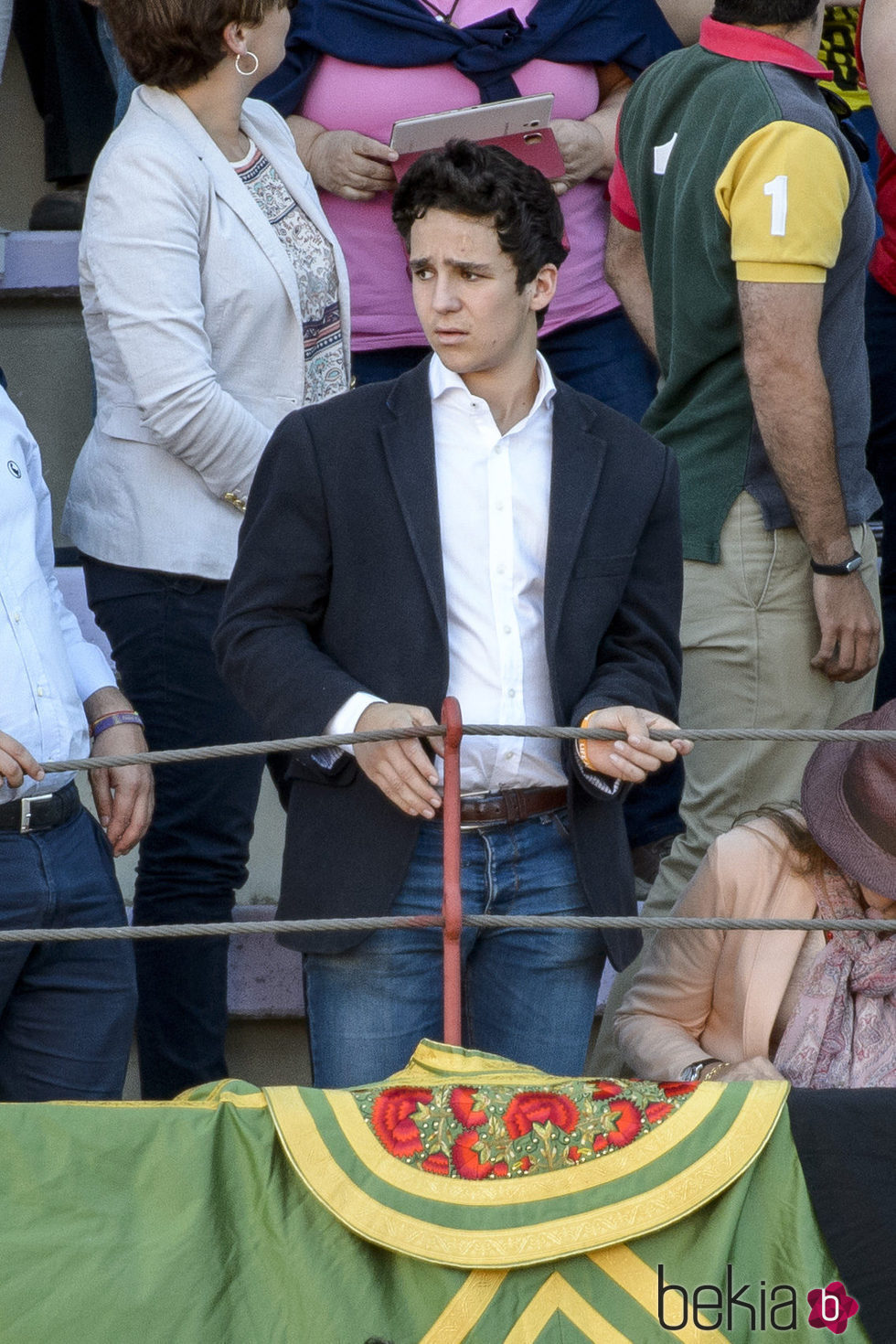 Froilán en una corrida de toros en Torrejón de Ardoz