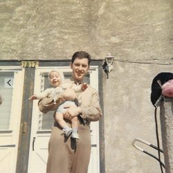 Jimmy Kimmel junto a su padre cuando era pequeño