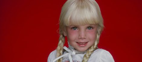 Heather O'Rourke con seis años de edad