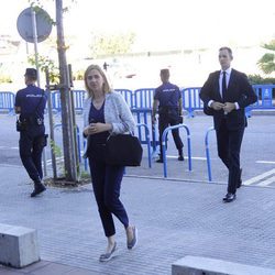 La Infanta Cristina e Iñaki Urdangarín a su llegada a la última sesión del Caso Nóos