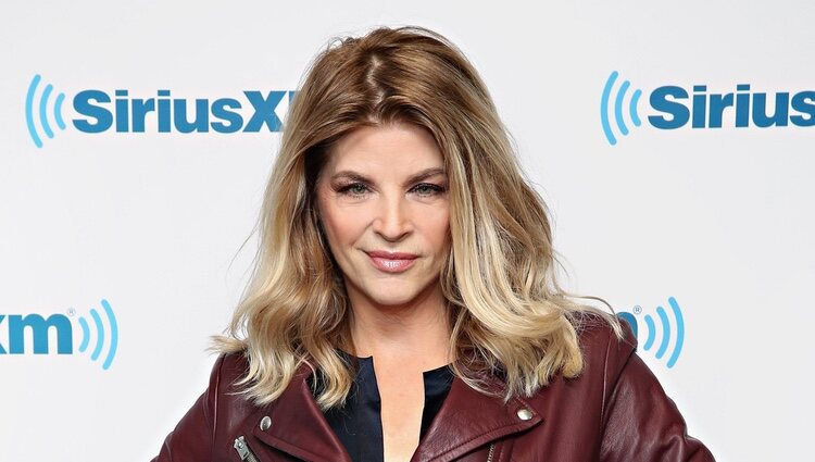 La actriz Kirstie Alley en los estudios 'SiriusXM'