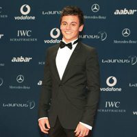 Tom Daley durante 'the Laureus Awards' en Abu Dhabi