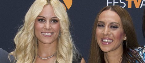 Edurne y Mónica Naranjo en el Festival de Televisión de Vitoria 2013