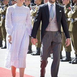 Félix de Luxemburgo y Claire Lademacher en el Te Deum por la Fiesta Nacional de Luxemburgo 2016