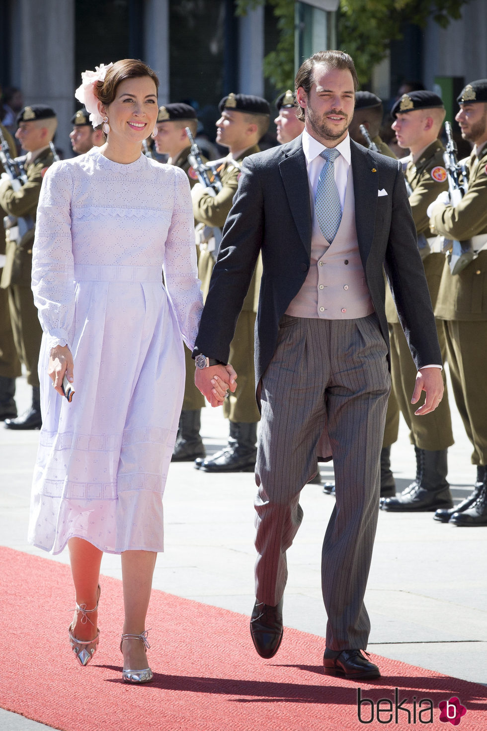 Félix de Luxemburgo y Claire Lademacher en el Te Deum por la Fiesta Nacional de Luxemburgo 2016