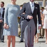 Guillermo y Estefanía de Luxemburgo en el Te Deum por la Fiesta Nacional de Luxemburgo 2016