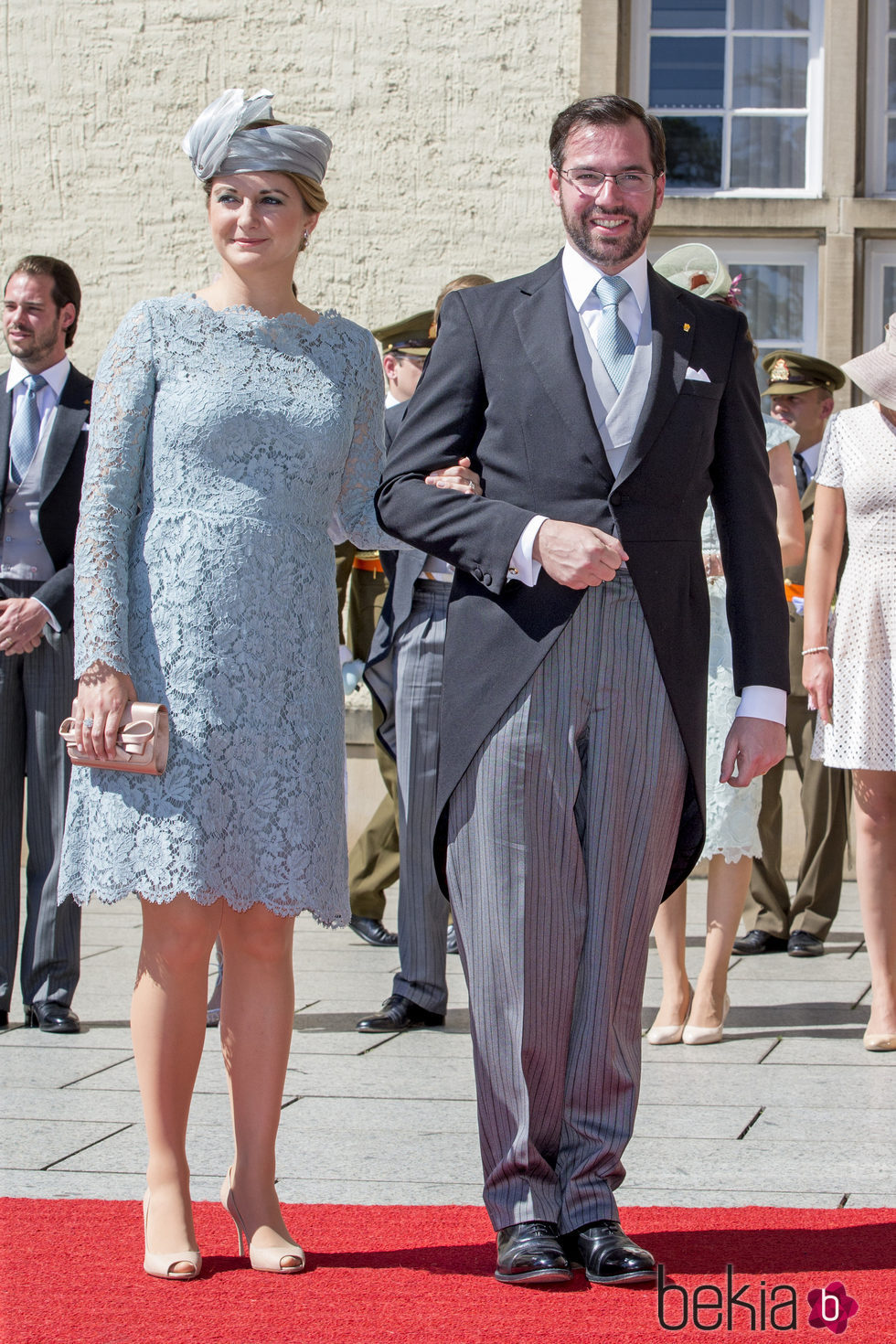 Guillermo y Estefanía de Luxemburgo en el Te Deum por la Fiesta Nacional de Luxemburgo 2016