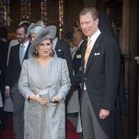 Los Grandes Duques de Luxemburgo en el Te Deum por la Fiesta Nacional de Luxemburgo 2016