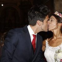 Guillermo Martín y Lidia Reyes en su boda en Códoba