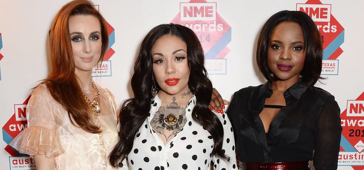 Las componentes originales de Sugababes en los NME Awards 2014