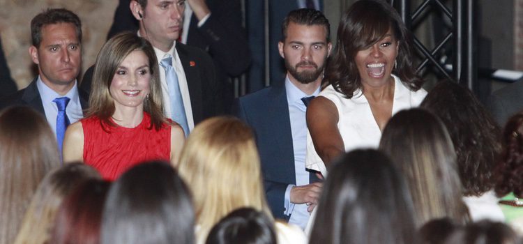 La Reina Letizia y Michelle Obama en la presentación de la iniciativa Let Girls Learn