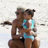 James Rodríguez con su hija Salomé