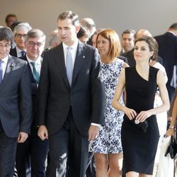 Los Reyes y Carles Puigdemont en los Premios Princesa de Girona