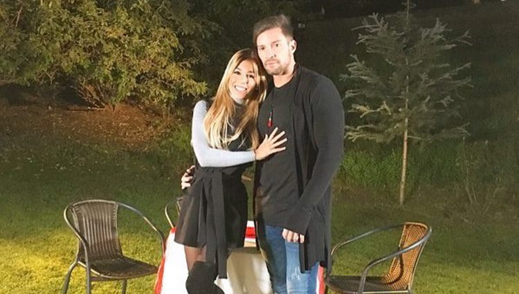 Oriana Marzoli y Luis Mateucci muy enamorados