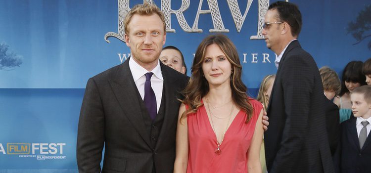 Kevin McKidd y su mujer en el estreno de 'Brave'