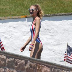 Gigi Hadid celebrando el Día de la Independencia en Rhode Island