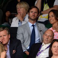 Pippa Middleton y su novio James Matthews en Wimbledon 2016