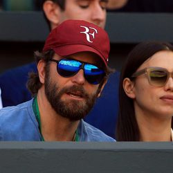 Irina Shayk y Bradley Cooper en Wimbledon 2016