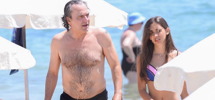 José coronado con Candela Coronado durante sus vacaciones en Ibiza