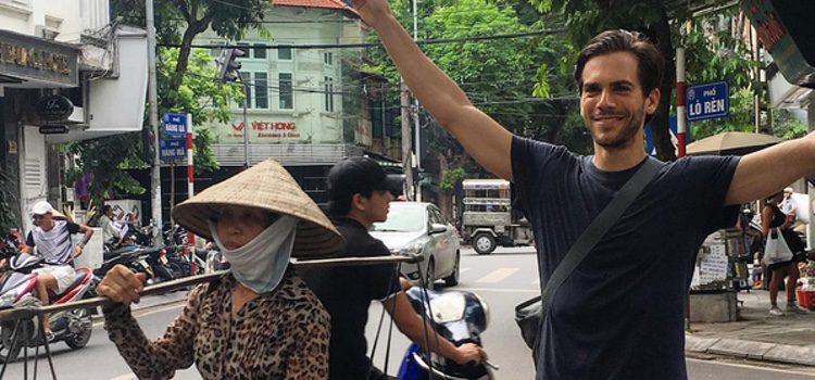 Marc Clotet disfrutando de su viaje en Vietnam