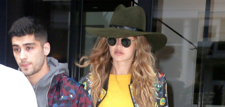 Zayn Malik y Gigi Hadid cogidos de la mano en Nueva York