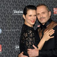 Miguel Bosé y su sobrina Bimba Bosé en la Gala contra el Sida de 2010