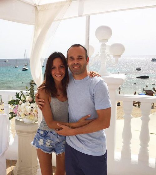 Andrés Iniesta y Anna Ortiz celebran su cuarto aniversario de boda