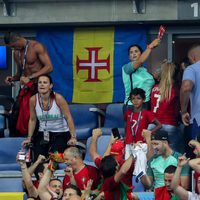 La familia de Cristiano Ronaldo en la final de la Eurocopa 2016