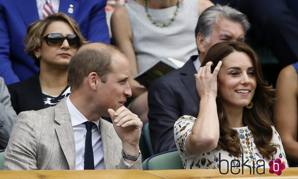 Los Duques de Cambridge en la final de Wimbledon 2016