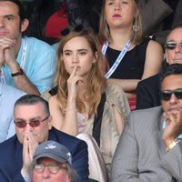 Suki Waterhouse en la final de Wimbledon 2016